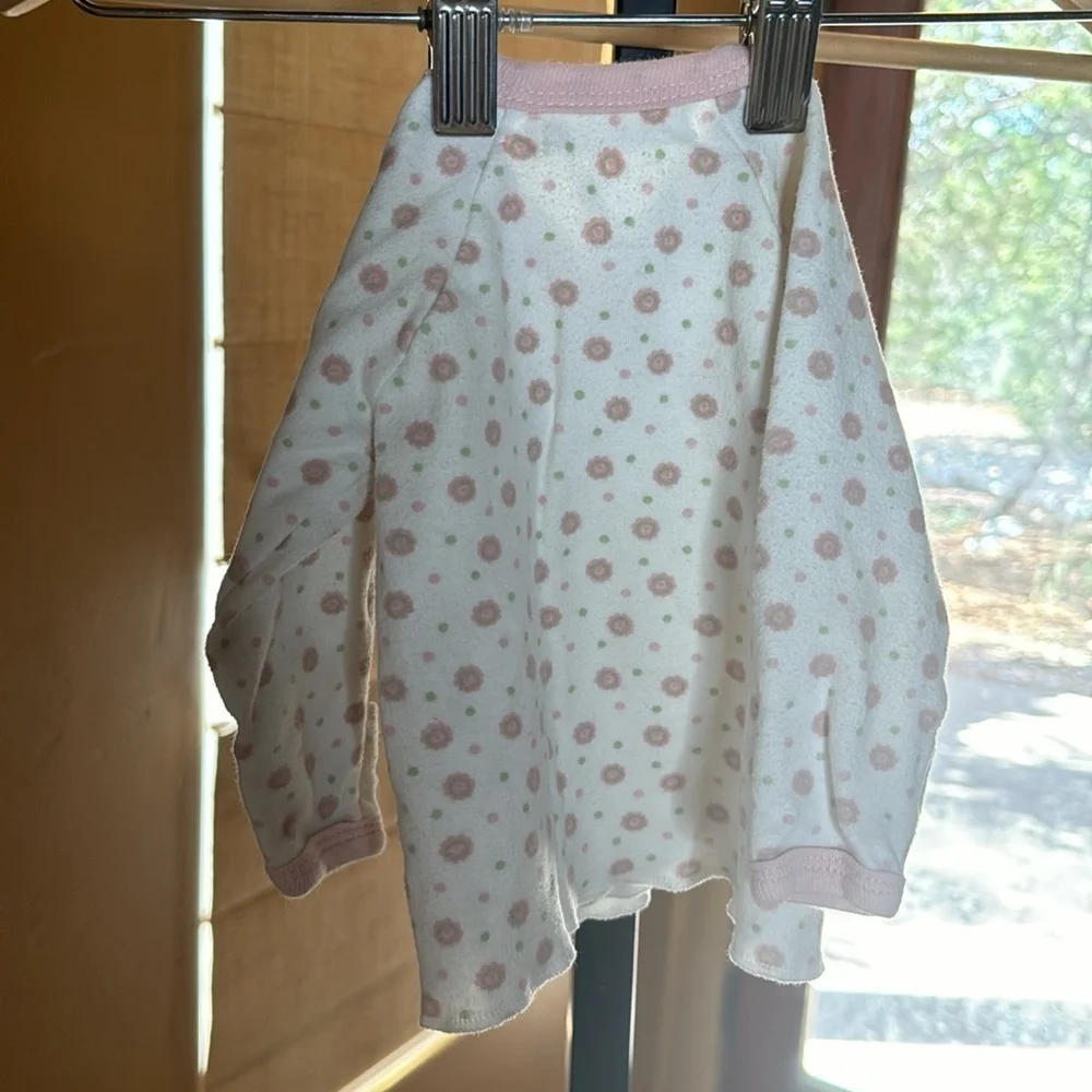 Under the Nile 100% Organic Cotton Kimono Side Snap Top & Pant Set Sz 0-3 Mths